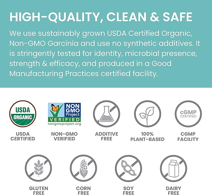 Himalaya Organic Garcinia Cambogia Herbal Supplement, Appetite Support, Lipid Metabolism, Weight Support, USDA Organic, Non-GMO, Vegan, 600 mg, 60 Plant-Based Caplets, 2 Pack