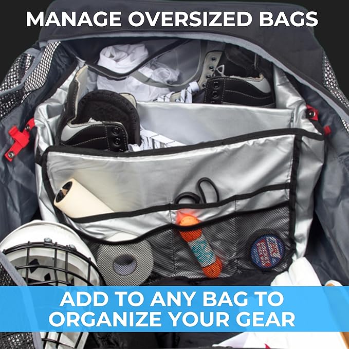 Athletico Hockey Gear Caddy - Hockey Bag Organizer for Ice Hockey, Field Hockey, Figure Skating & More