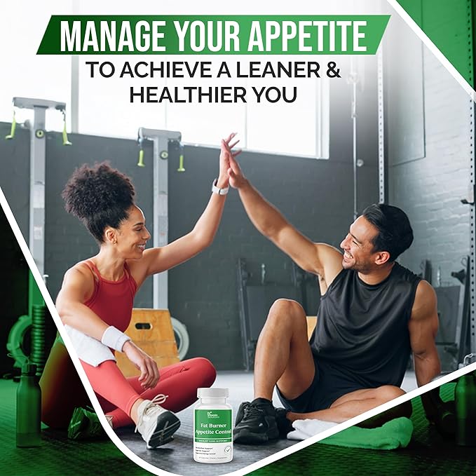 DR VITAMIN SOLUTIONS Fat Burner & Appetite Control Weight Loss Supplements for Women & Men - Metabolism Booster w/L-Carnitine, CLA, Chromium - Appetite Suppressant for Weight Loss - 30 Capsules