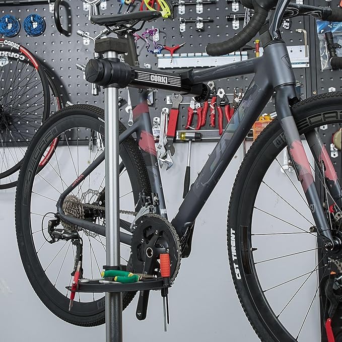 corki Cycles Bicycle Repair Stand Maintenance Work Stand - Max 38Kg or 83.8 lbs Home Portable Bike Mechanics Workstand