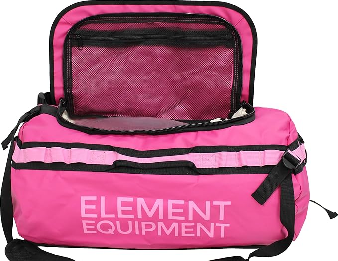 Element Equipment Trailhead Duffel Bag Shoulder Straps Waterproof Fuschia/Pink Large