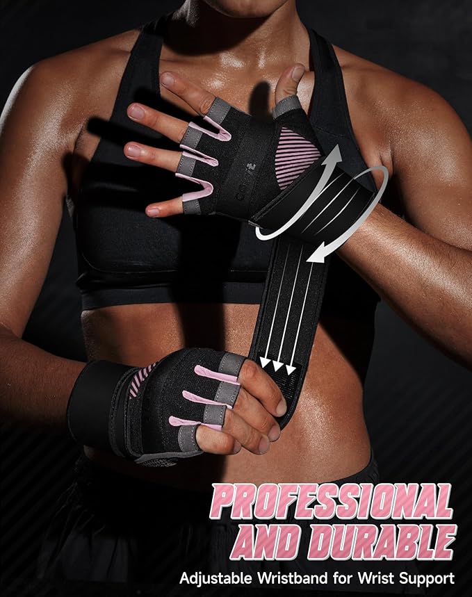 COFIT Breathable Workout Gloves, Antislip Weight Lifting Gym Gloves for Men Women, Superior Grip & Palm Protection for Weightlifting, Fitness, Exercise, Training