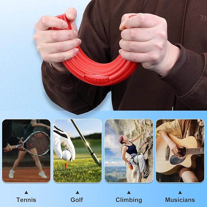 Flexible Resistance Bar for Physical Therapy, Resistance Exercise Twisting Bar for Tennis Elbow, Tendonitis Pain Relief & Grip Strength Improve