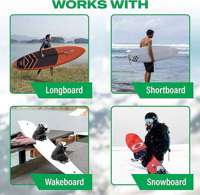 COR Surf Surfboard Wood Rack for Long Boards and Short Boards Works Indoor and Outdoor