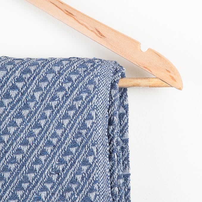 Arkwright Common Ground Bulk Blankets - Pack of 12 - Reversible 100% Cotton All Season Lightweight Couch Bed Throws for Wedding Guests, Travel, and Outdoor Events, 50 x 70 in, Diagonal