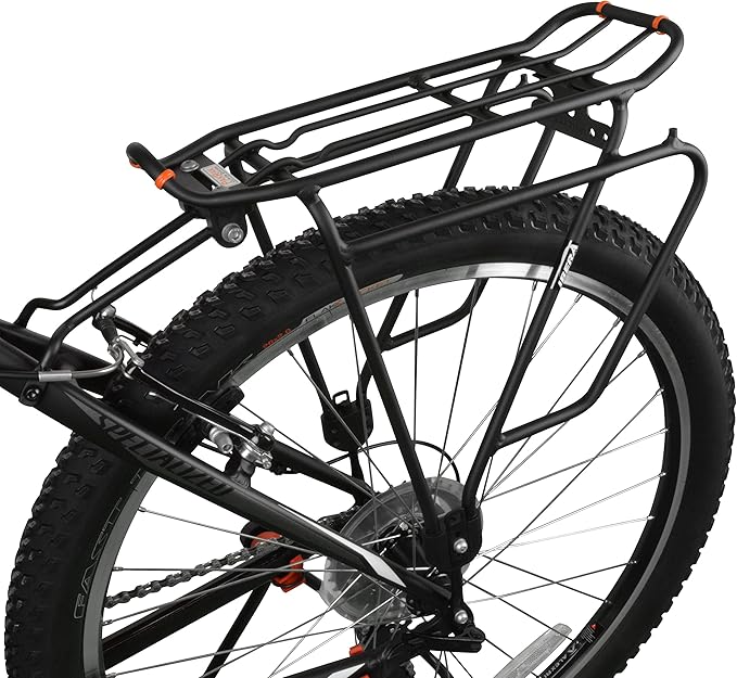 Ibera PakRak Touring Bicycle Seatpost/Disc/Non/Disc Rack and Quick Release Bag