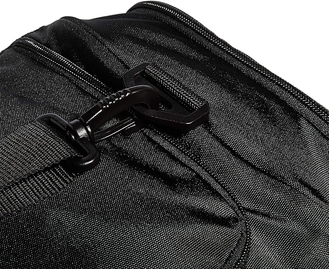 adidas Unisex Defender 4.0 Gym Duffel Bag for Men and Women, Black/Silver Metallic, Small (38L)