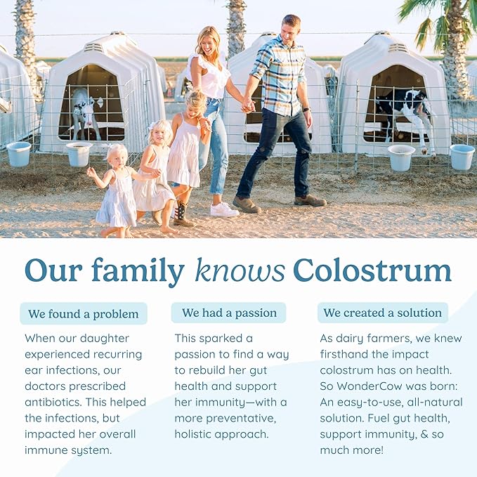 Colostrum Supplement Powder for Gut Health, Immune Support, Muscle Recovery & Wellness | Natural IgG Pure Whole Bovine Colostrum Superfood, Vanilla, 60 Servings