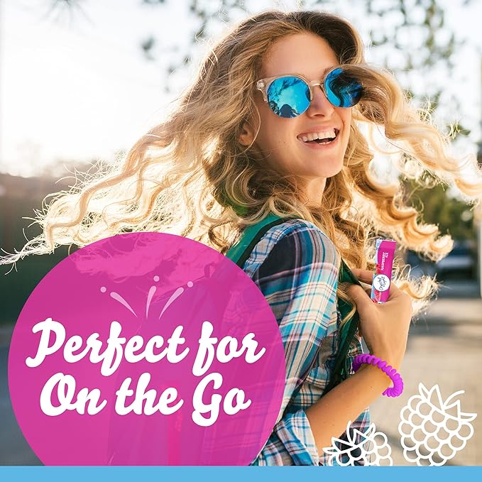 Crystal Light Raspberry Ice Artificially Flavored Powdered Drink Mix, 120 ct Pack, 12 Boxes of 10 On-the-Go-Packets