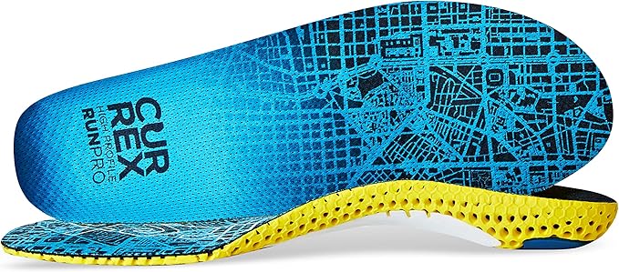 CURREX RunPro Insoles for Running Shoes – Arch Support Inserts to Help Reduce Fatigue, Prevent Injuries & Boost Performance – for Men & Women – High Arch, XL
