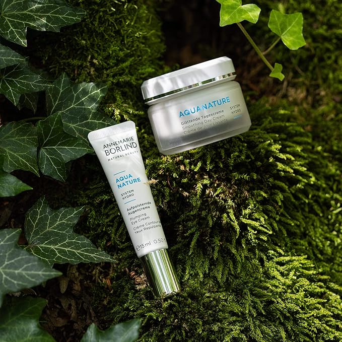 ANNEMARIE BÖRLIND - AQUANATURE Smoothing Day Cream - Aloe Algae and Hyaluronic Acid Facial Moisturizer - Smooths, Regenerates, Rehydrates - 1.69 Fl Oz