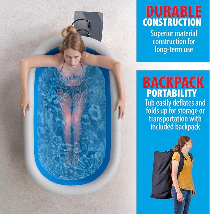 Inflatable Ice Bathtub With Chiller 2.0