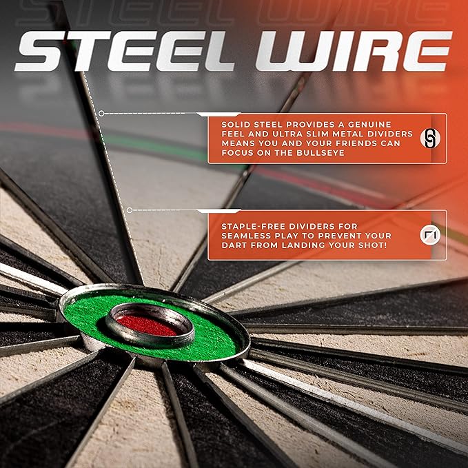 Franklin Sports Professional Dartboard - 18" Regulation Size