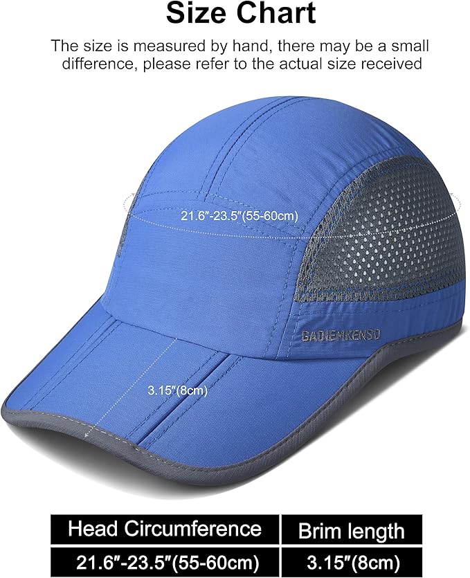 GADIEMKENSD Mens Folding Outdoor Hat Long Brim UPF 50+ Sun Protection