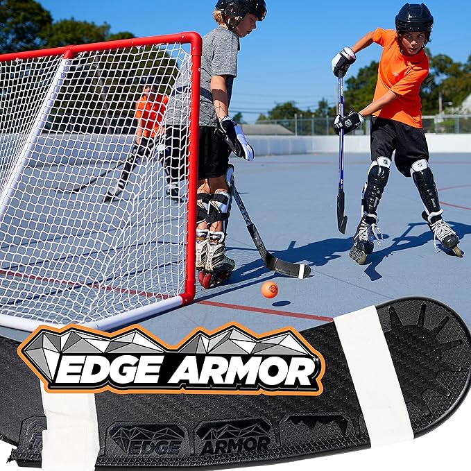 Franklin Sports Blade Protector - Hockey Stick Protection for Off Ice Practice and Training - Fits Most Stick Sizes - Edge Armor,Black